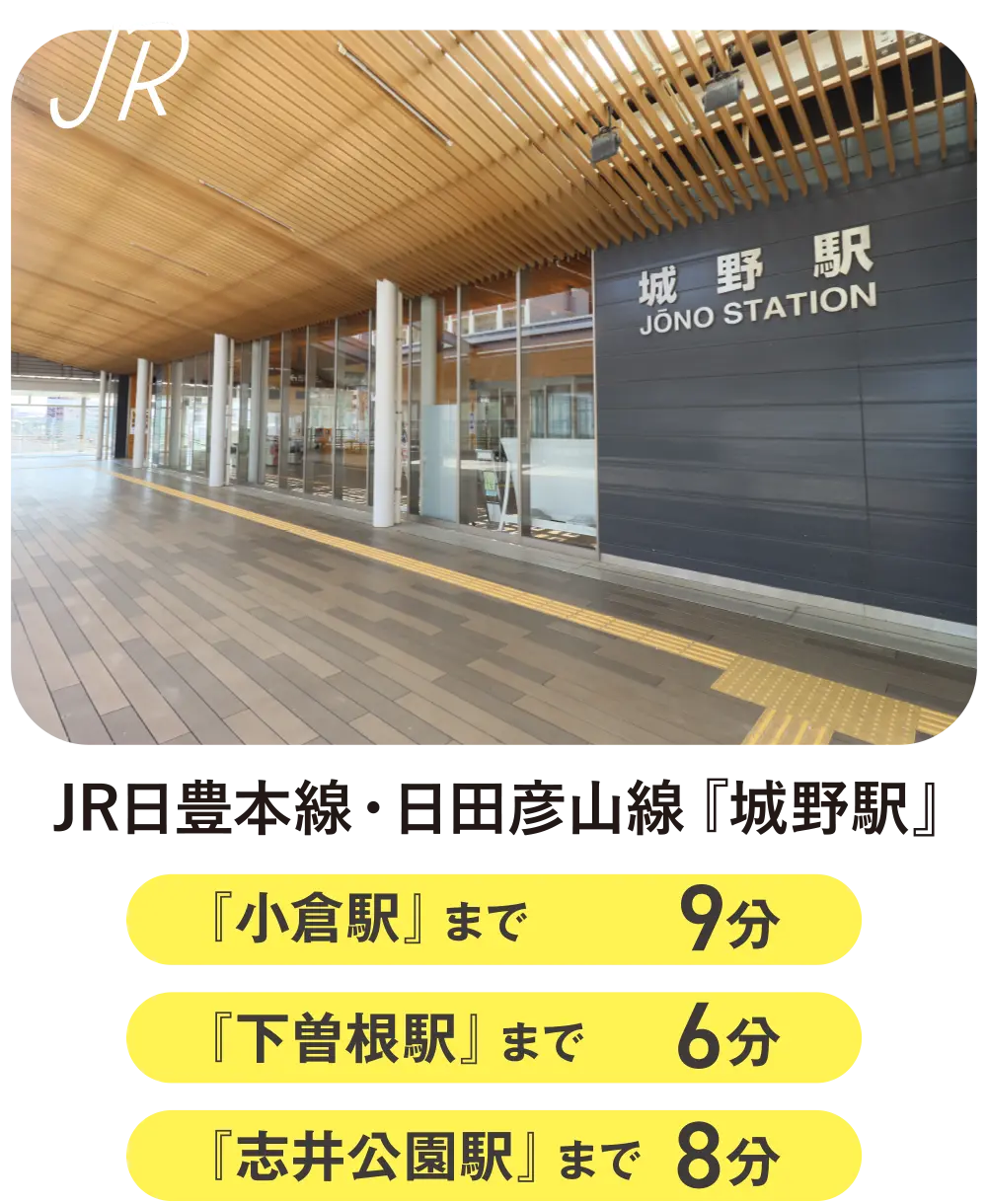 JR日豊本線・日田彦山線『城野駅』